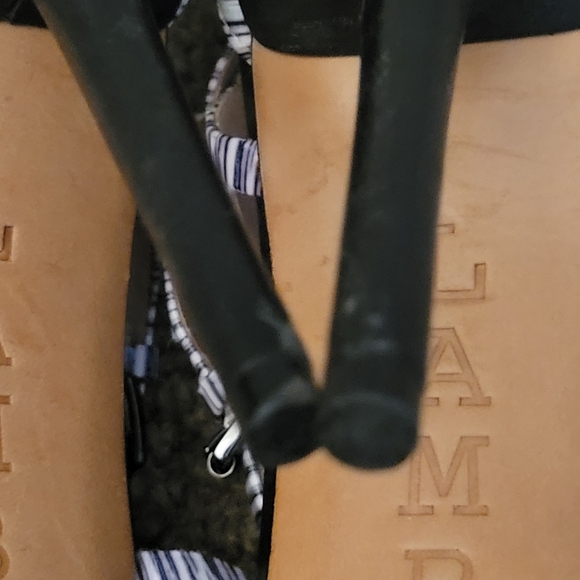 L.A.M.B Strappy Leather Heels Size 9 - Picture 7 of 8